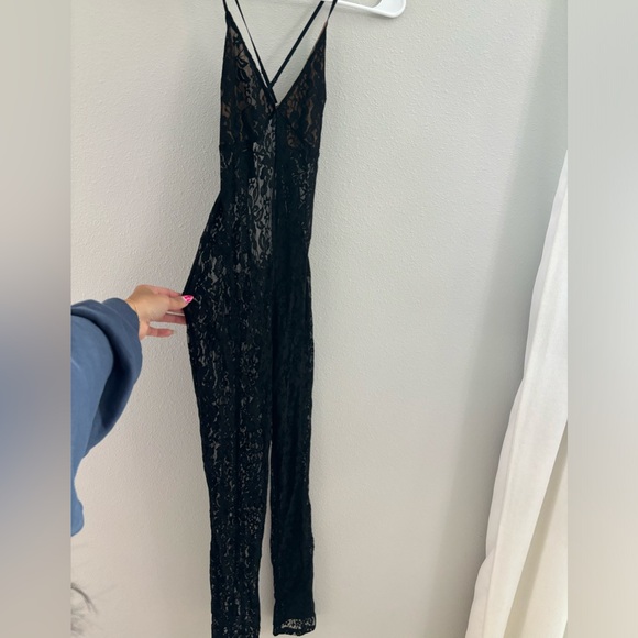 I.AM.GIA Pants - I.AM.GIA lace black catsuit